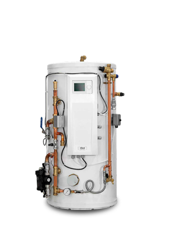 Ideal HP290 DHW Pre-Plumbed Slimline Cylinder 150L 1 Zone