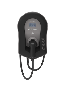 Eco-smart  EV Charge Point 22kW 3PH Type 2 Tethered Black